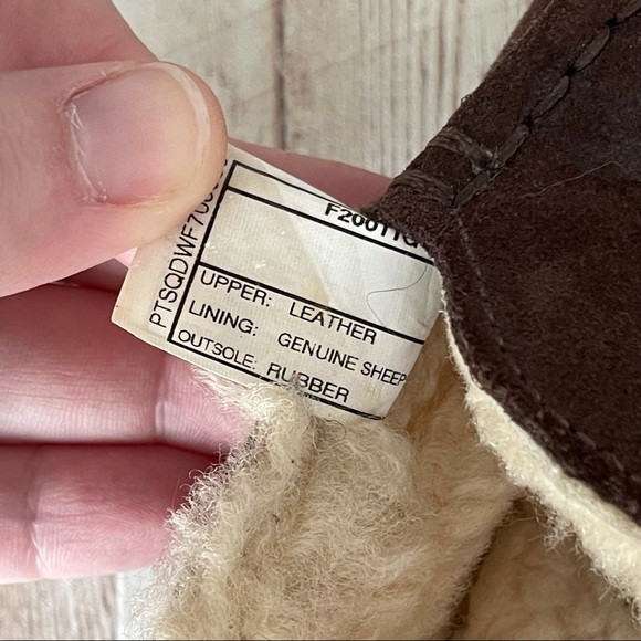 PREOWNED ANSLEY UGG MOCCASIN BROWN SIZE 6 WOMENS - Picture 6 of 9